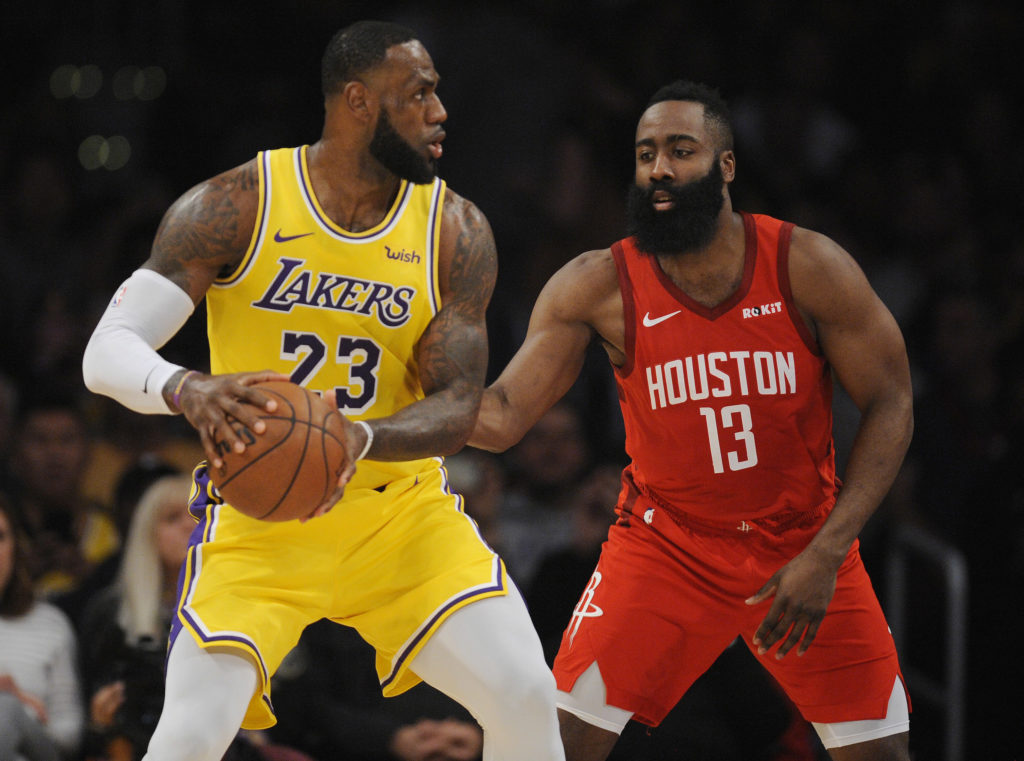 lakers rockets lebron james james harden playoff preview laker film room podcast