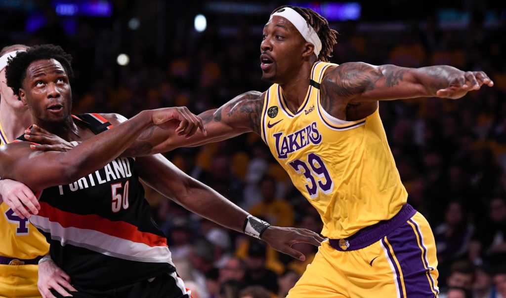 dwight howard lakers blazers playoff preview