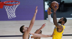 lakers nuggets lebron layup laker film room podcast